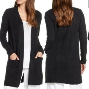 Barefoot Dreams Cozychic Lite Cardigan | Black XL 1327